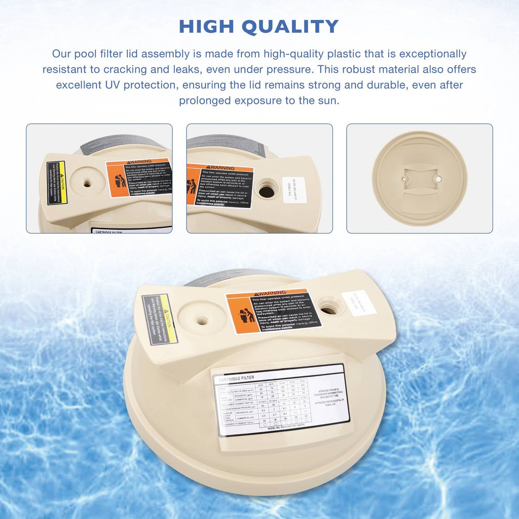 Pool Filter Cover Lid For Pentair Clean And Clear Predator 50 100 125 Sq Ft