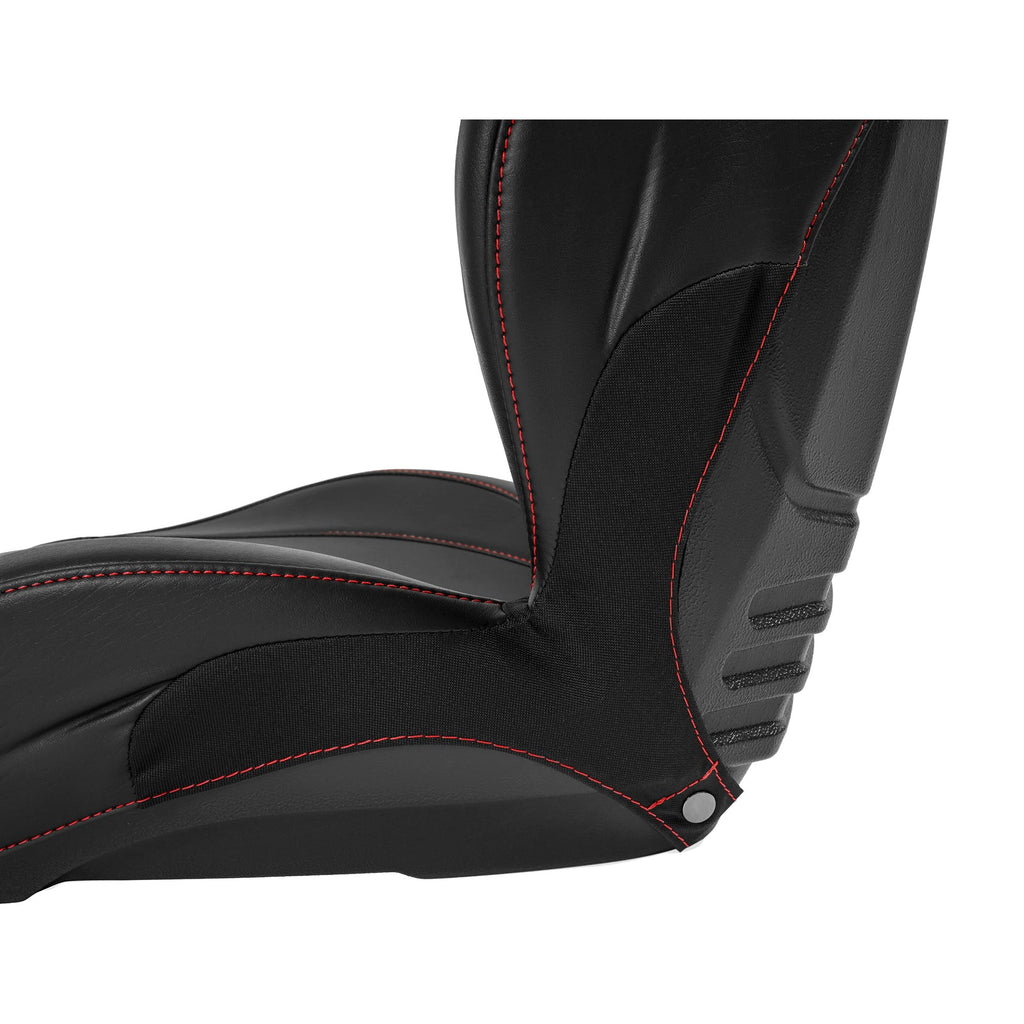 2Pcs Black Sewn Bucket Seats For Yamaha Rhino 450 660 700 5UG-F4710-00-00