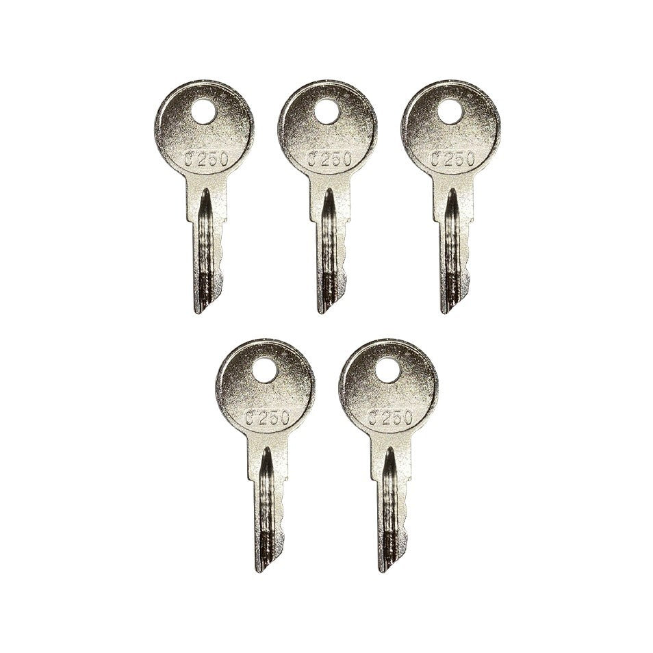Ignition Key for Crown Forklift Walkie Wave C250 170151-001 089216-001 5 Pack