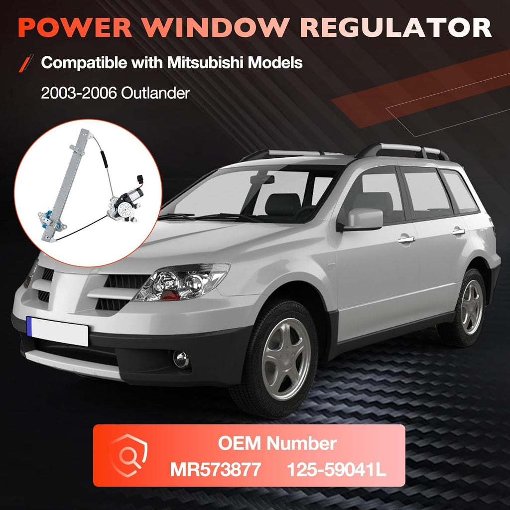 Front Left Right Power Window Regulator Motor for Mitsubishi Outlander 03 06