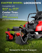 Mower Wheel Power Lock Lockdown Device for Zero Turn 10.5 12.5 Caster Tires