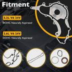 11to18 Timing Cover Gasket Set for Dodge Ram Chrysler Jeep 200 300 3.2L 3.6L V6