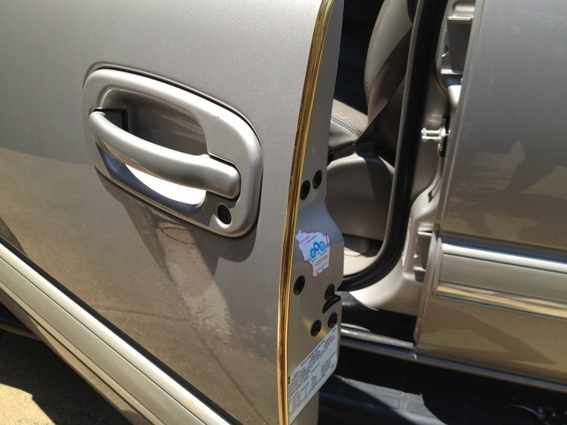 Flexible Gold Door Edge Guard Molding Trim Protector 14 Ft Roll 4 Doors