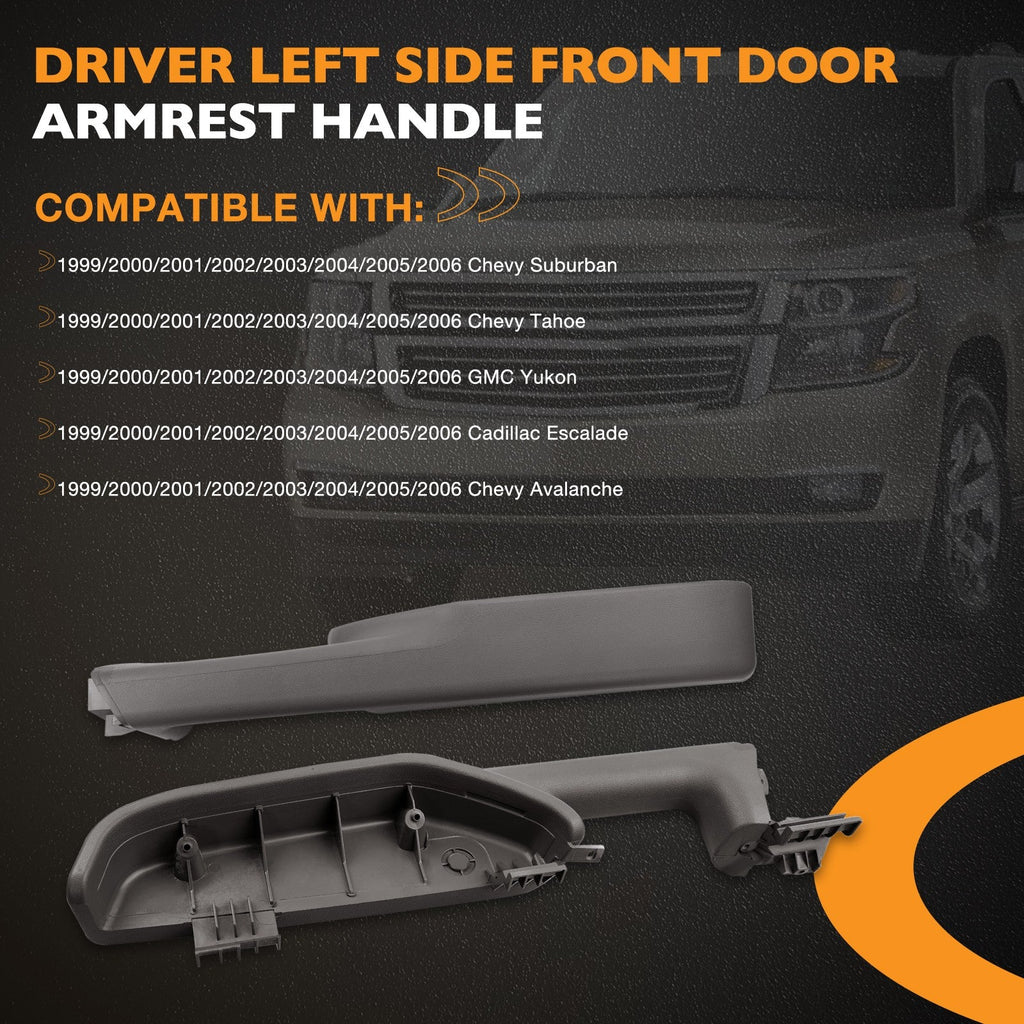 Door Armrest Handle Driver Passenger Kit for Chevy Suburban GMC Cadillac 99 06