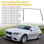 51317027916 Rear Windshield Upper Moulding Trim Seal For 2004-10 BMW 5 Series