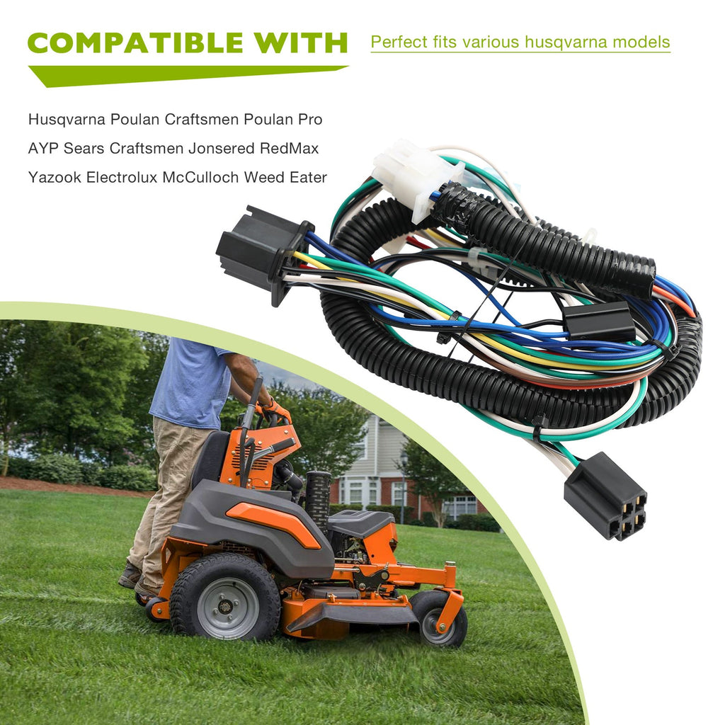 581023101 Ignition Wire Harness For Husqvarna 2246 Poulan PP19A42 Craftsman