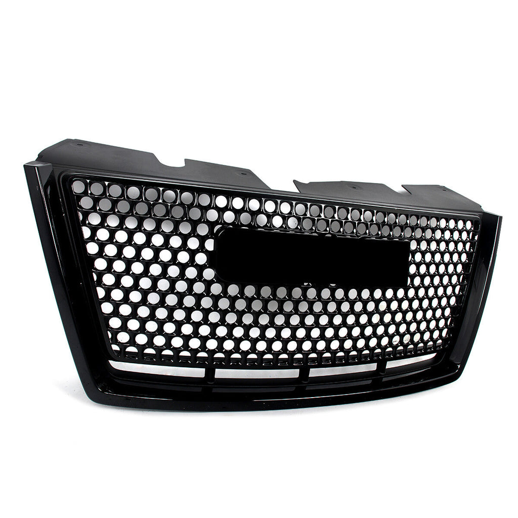 Gloss Black Front Bumper Upper Grille For GMC Terrain Denali 2010-2015