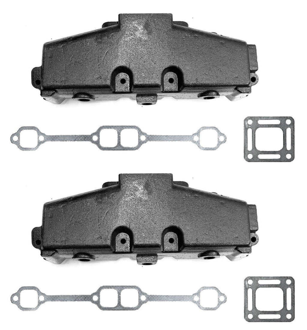 2 Pack Exhaust Manifold For MerCruiser GM V8 305 350 860246A15 860246Q11 51230