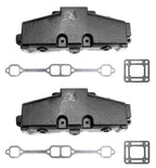 2 Pack Exhaust Manifold For MerCruiser GM V8 305 350 860246A15 860246Q11 51230