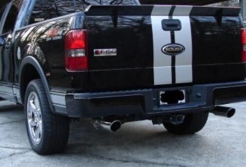 Dual 8 Inch Vinyl Rally Stripes Racing Stripe Kit for Ford F150 F-150 Bonus Kit