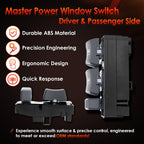 Master Power Window Switch Driver and Passenger Side For Chevy GMC C K 1500 3500