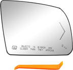 Heated Mirror Glass With BSM Signal Kit for Toyota Tundra 2007 2020 Left Right