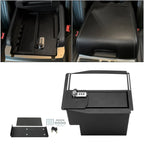 Floor Center Console Lock Safe Storage for 15 20 F150 Raptors 17 22 F250 F350
