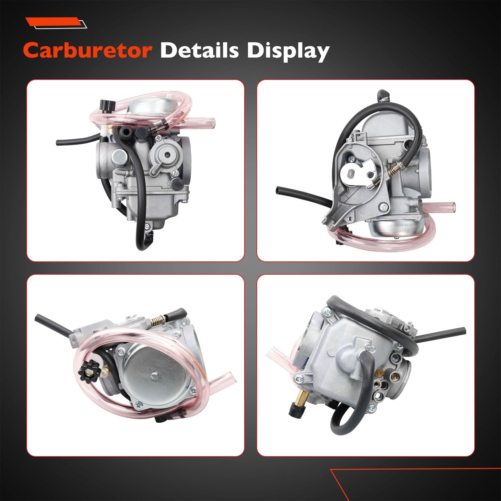 Carburetor Engine Assembly Manual Choke for Suzuki 2002 2007 Eiger 400 LTF400