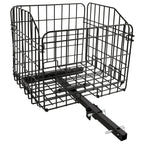 Folding Rear Basket Accessory for Most Mobility Scooters Sturdy Steel Black