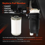 68061634AA Fuel Oil Filter for Dodge Ram 2500 5500 6.7L Cummins Diesel 2007 2009