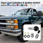 Ignition Switch Door Lock Cylinders With Keys For Chevy GMC C K Suburban