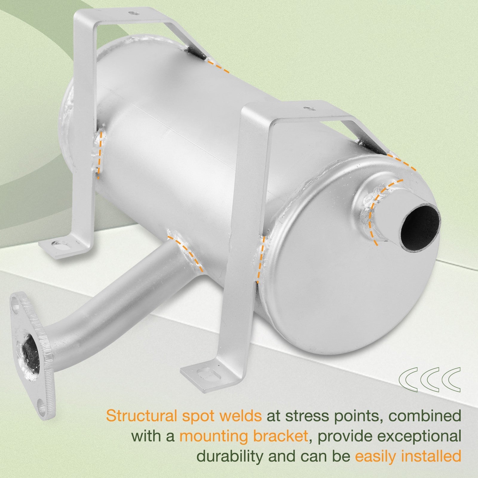 AM122848 Exhaust Muffler Silencer For John Deere LT133 Lawn Tractor Kohler 15HP