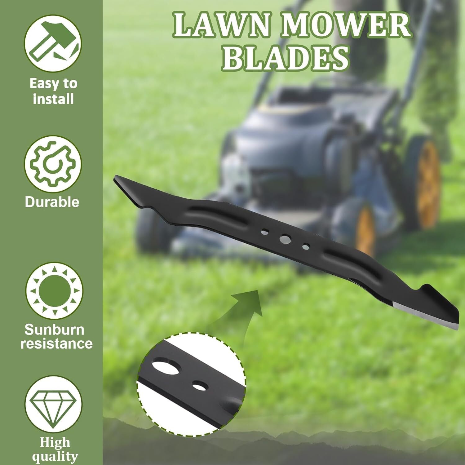 AB2100 21 Deck Blade For EGO Single Mulching Lawn Mower LM2100 LM2102SP AB2101