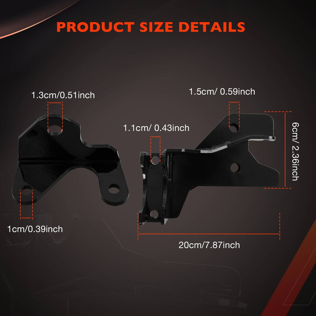 1118 Front Track Bar Relocation Bracket For Rough Country 07 18 Jeep JK Wrangler