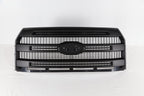 Matte Black Front Bumper Grille W/O Camera Hole For 2015-2017 Ford F-150 F150