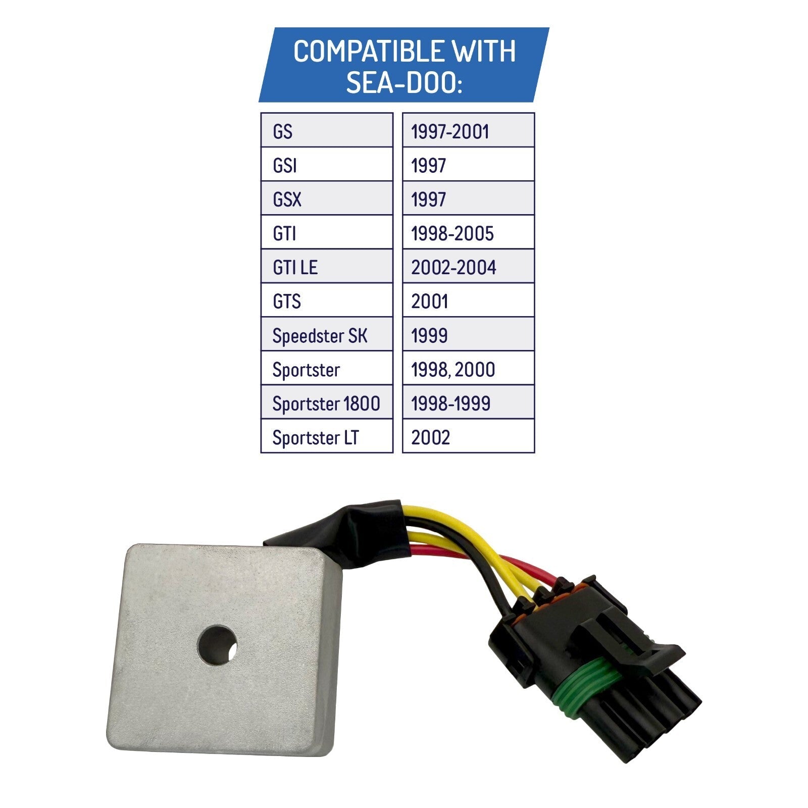 Voltage Regulator Rectifier for SeaDoo GS GSI GSX GTI GTI LE GTS 278001239
