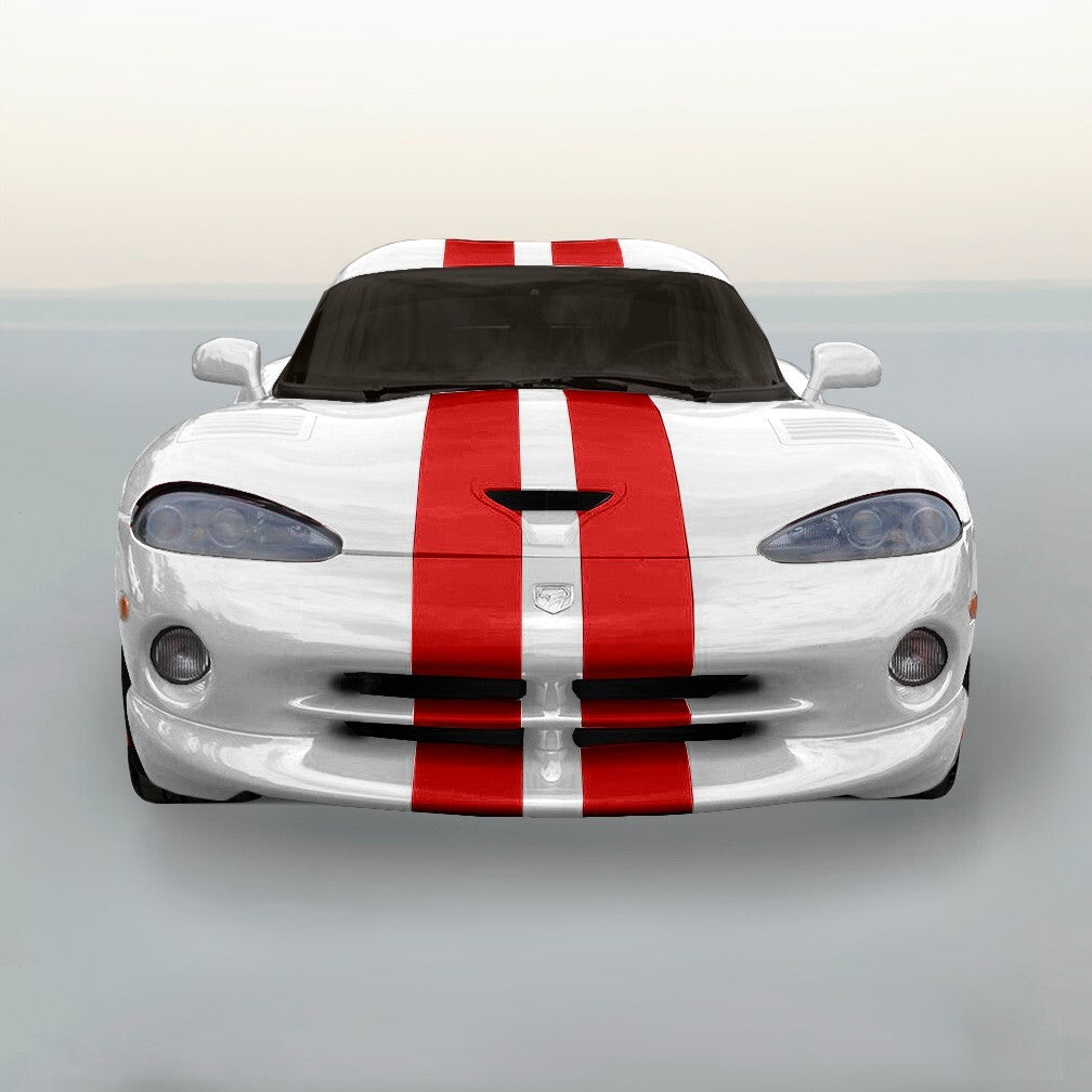 8 Inch Vinyl Rally Stripes Racing Stripe Bonus Kit for Dodge Viper SRT 10 GTS