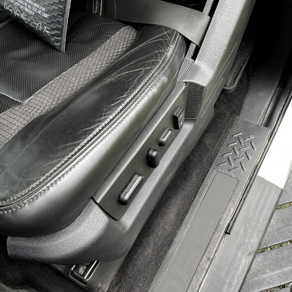 Driver Side Black Seat Track Cover for 2009-2014 Ford F150 F-150