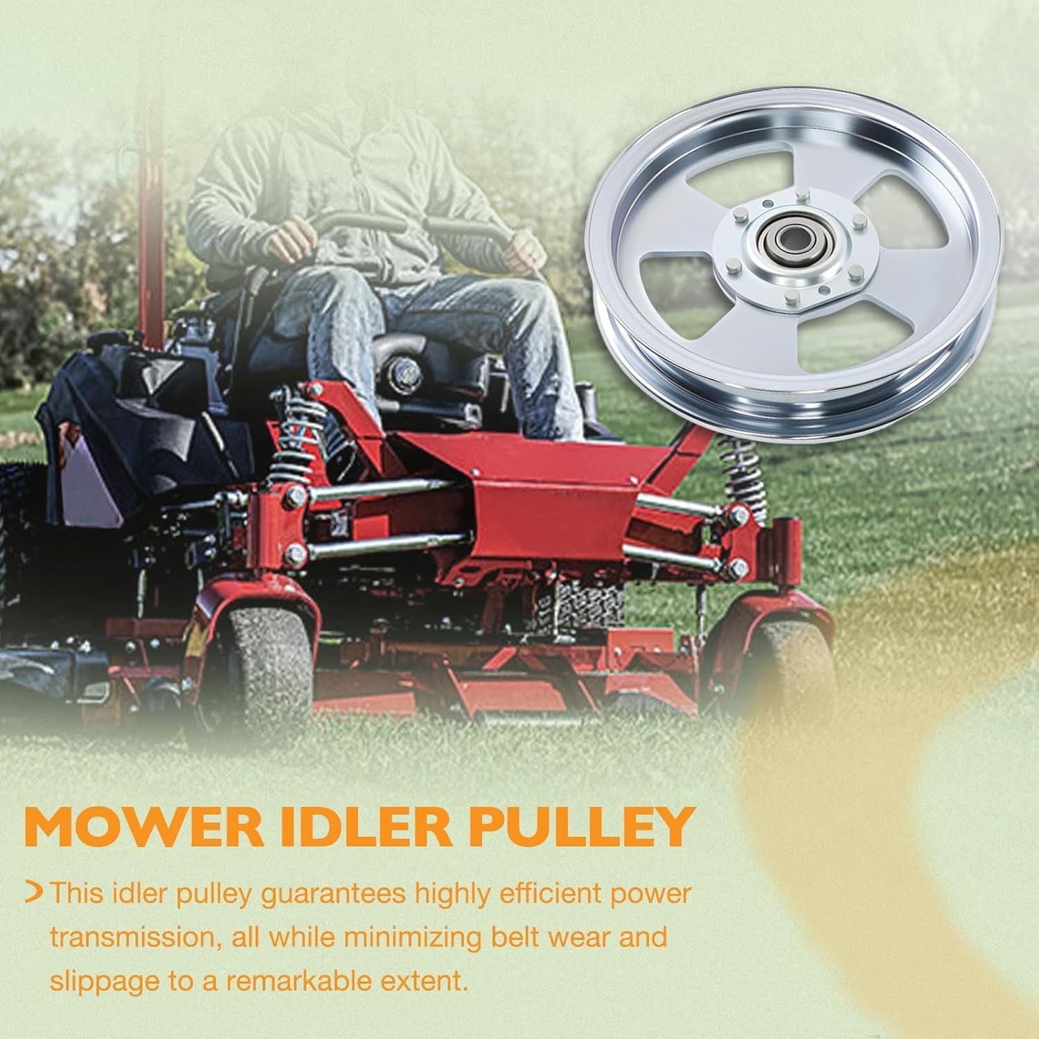 5102831 Flat Idler Pulley for Ferris 48 52 61 72 Inch Deck Lawn Mower 5104717