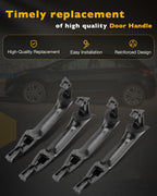 Exterior Door Handles with Lock Cylinder for Hyundai Elantra 2011 2016 4 Piece