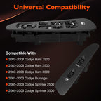 Power Door Window Mirror Switch LH RH And Bezel Set For Dodge Ram 1500 01 09