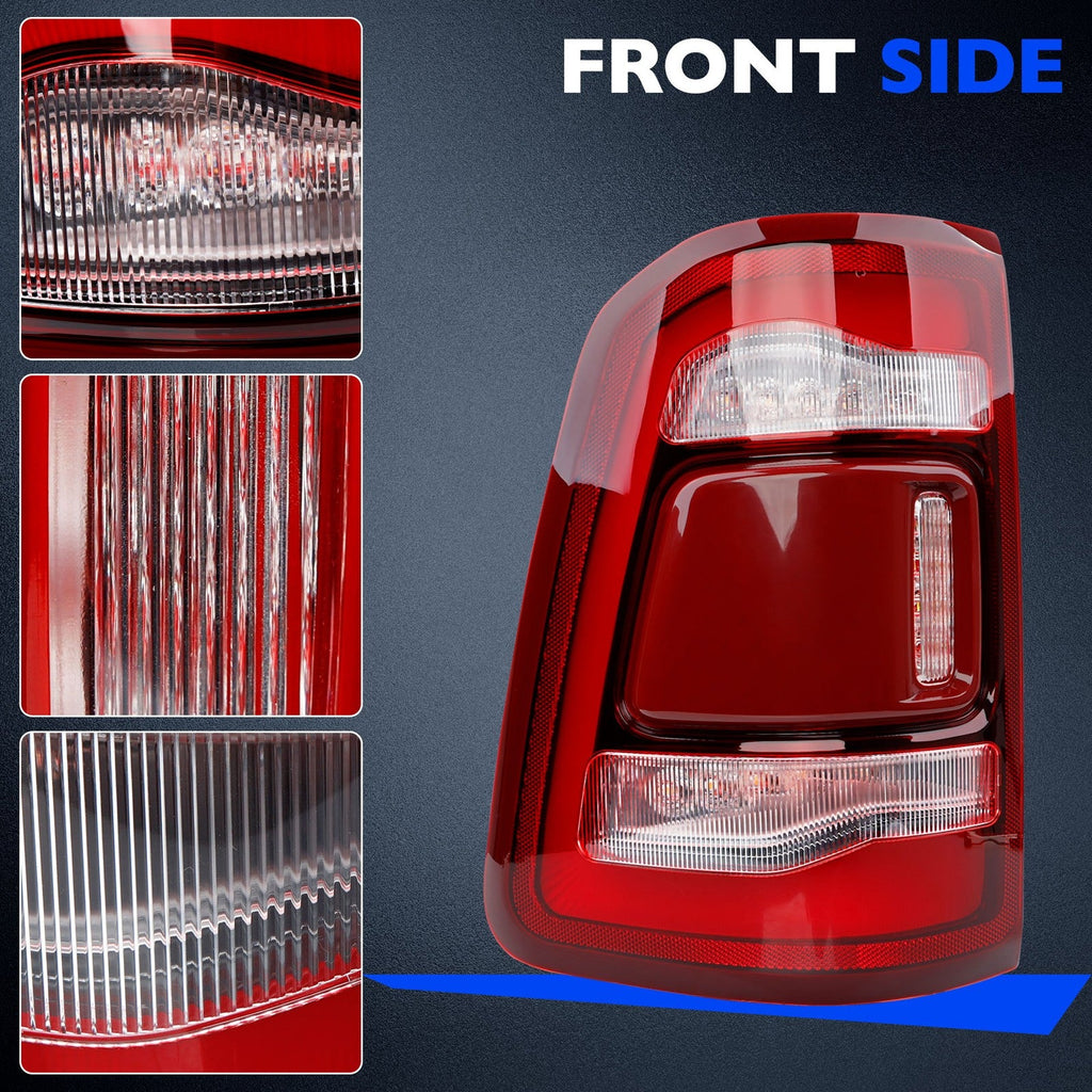 LED Reverse Brake Turn Signal Tail Lights for Dodge Ram 1500 2019 2024 2X