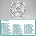 Rear Wheel Hub Bearing and Studs Kit for Polaris Ranger 800 700 570 500 450 400
