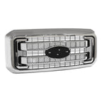Chrome Front Bumper Grille For Ford F250 F350 F450 F550 2011-2016 Platinum Style
