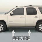 Chrome Running Board Trim Molding Package for GMC Yukon Yukon XL 2007 to 2014