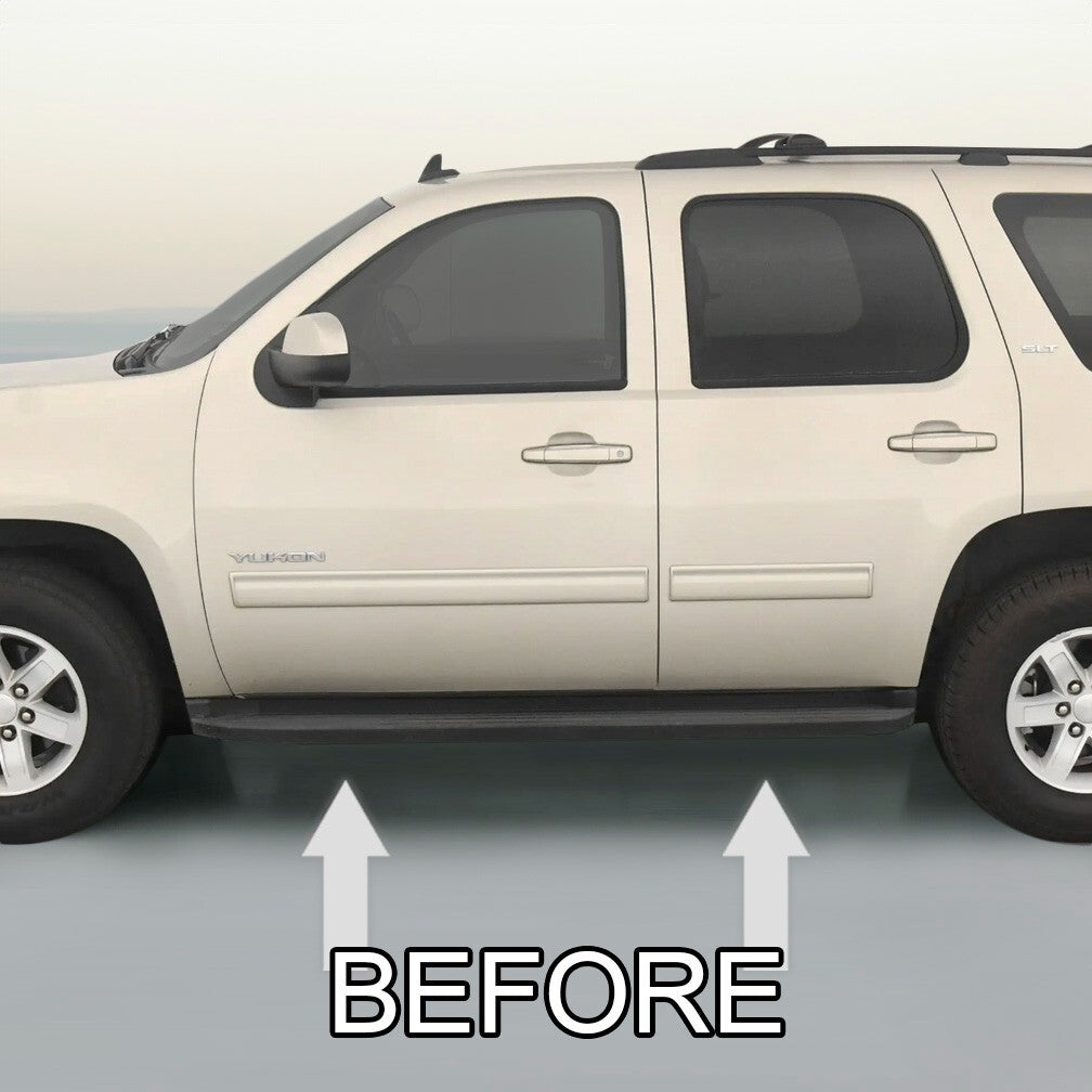 Chrome Running Board Trim Molding Package for GMC Yukon Yukon XL 2007 to 2014