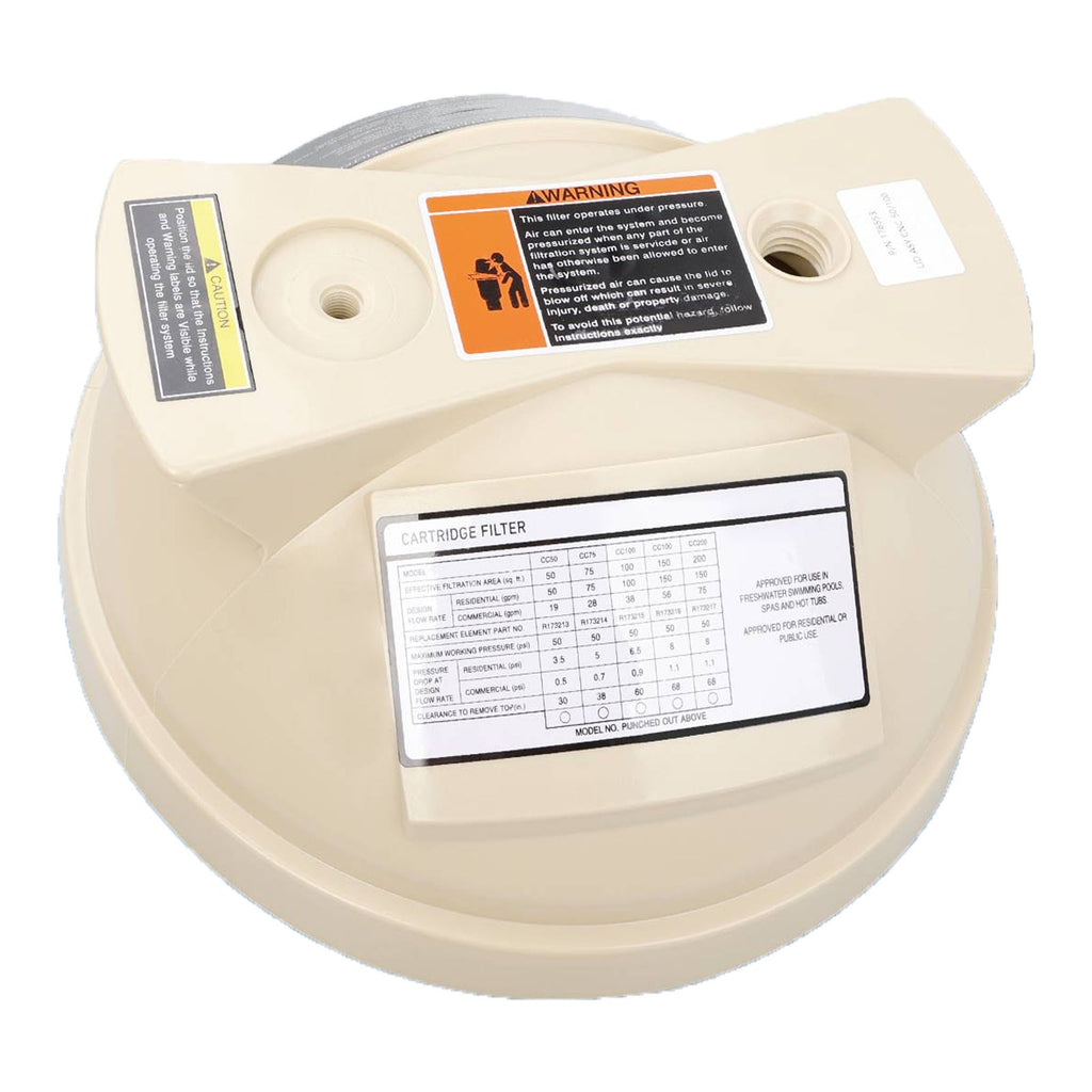 Pool Filter Cover Lid For Pentair Clean And Clear Predator 50 100 125 Sq Ft