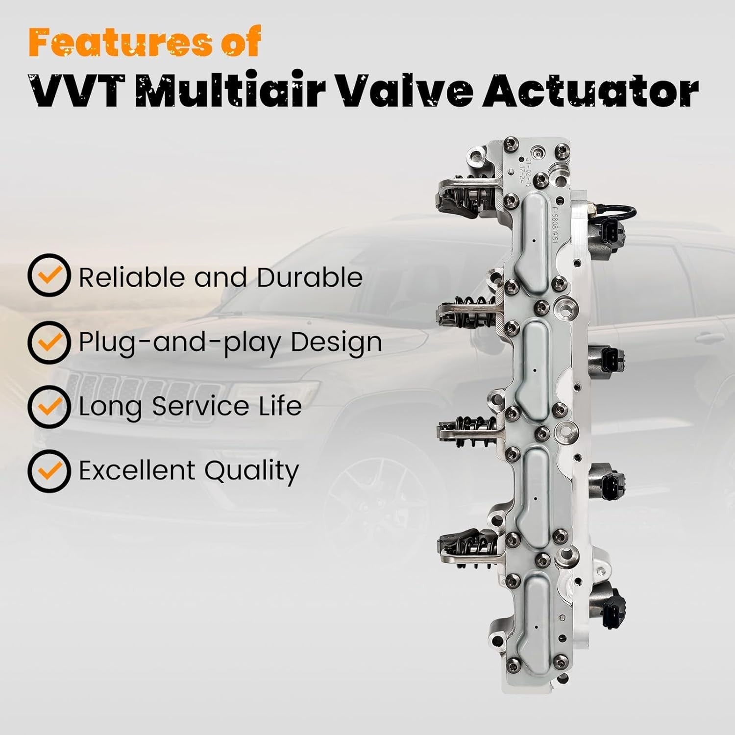 05047980AE Variable Valve Multiair Actuator Assy for Dodge Jeep 2014 2023