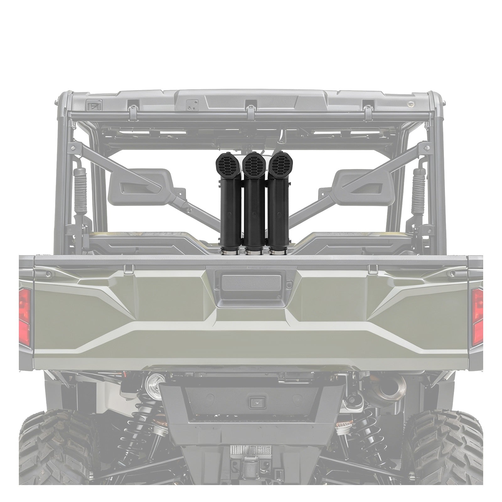 Snorkel Kit For Polaris Ranger SP 570 2022 2023 Clamp On ABS PVC Black Painted