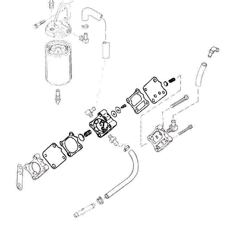14360T77 14360A69 Fuel Pump Assembly for Mercury Outboard 200 225 HP DFI DTS