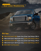 Door Lower Weatherstrip Seal for Ford F250 F350 F450 F550 Super Duty 1999 16 4x