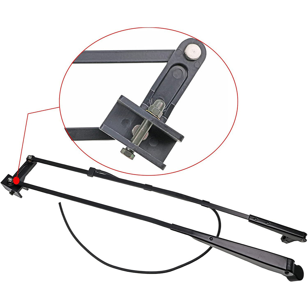 Windshield Wiper Arm and Blade 7251263 7251264 for Bobcat S570 S590 S595 S630 S650