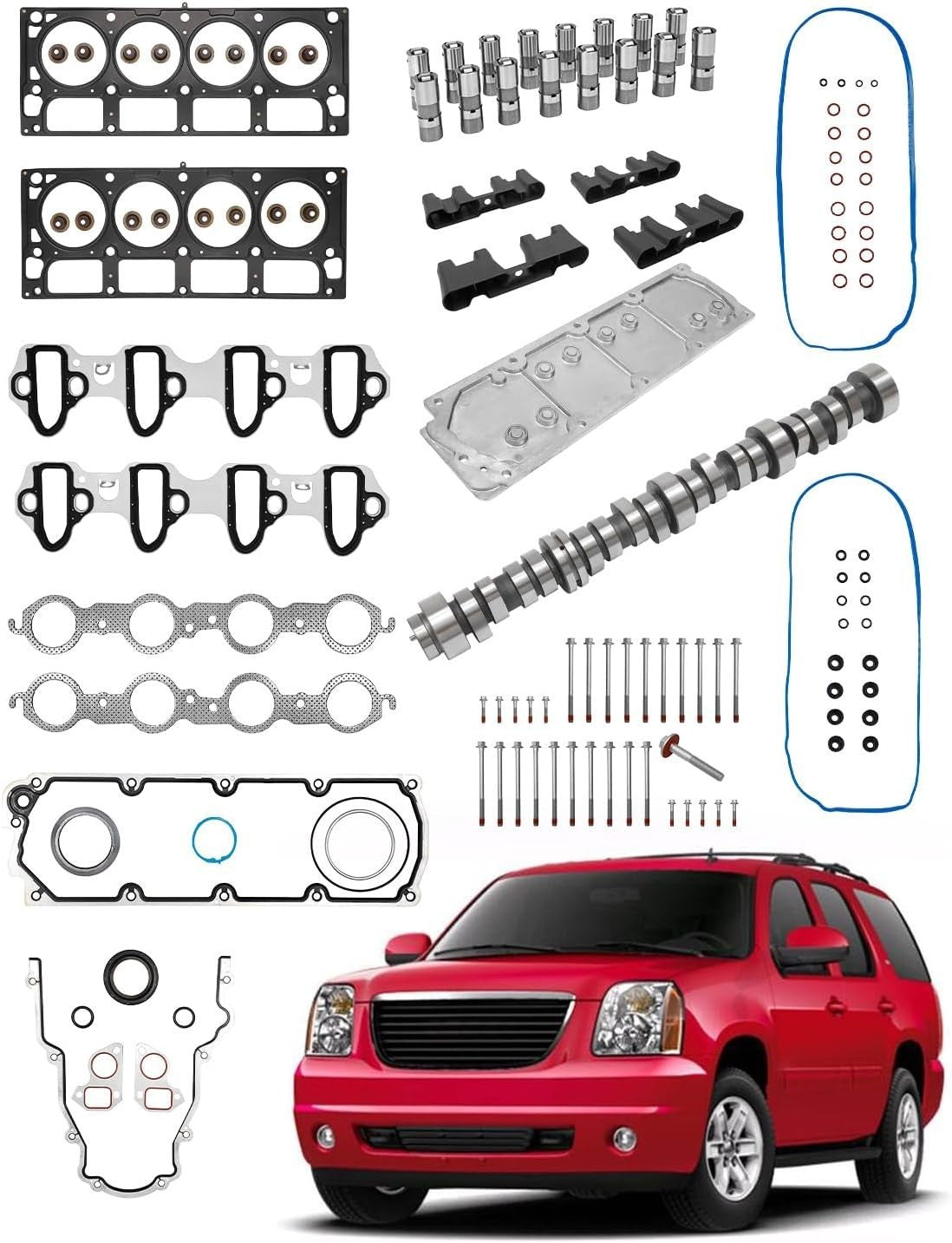 Cam Lifter Head Gasket Kit For Chevrolet GMC Isuzu Saab Buick 5.3L Non A FM D OD