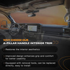 BC3Z2503598AC A Pillar Grab Handle for Ford F250 F350 F450 F550 2011 2016 Gray