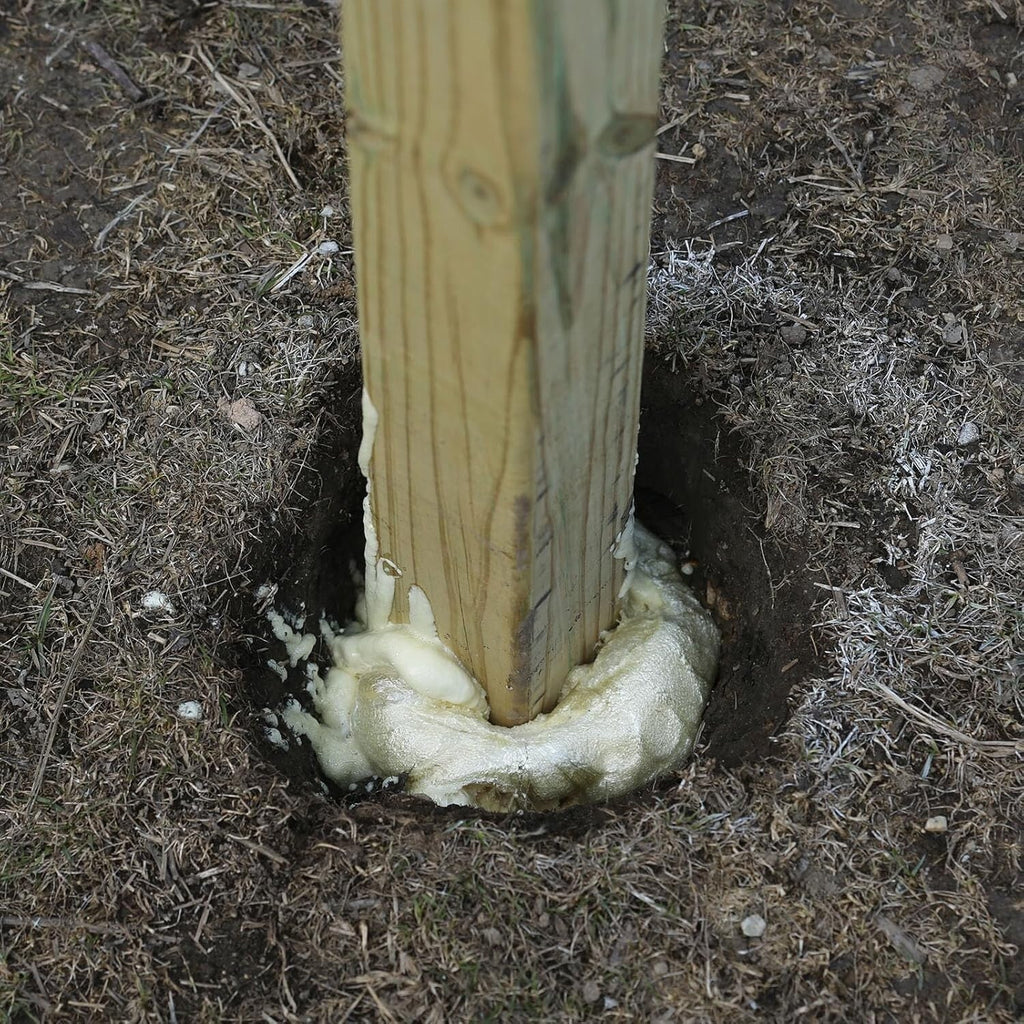 Fast 2K Post Anchor Mix Expanding Foam Concrete Alternative for Post Install 2 Pack