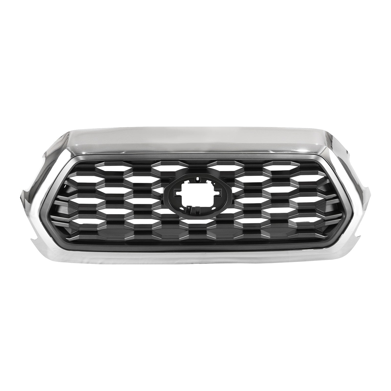 Front Upper Grille Assembly for Toyota Tacoma 2016-2022 Chrome Shell Outer
