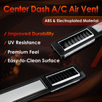 DP2560 Center Dash AC Air Vent Trim Plate For Chevy GMC Truck 1973-1980 3979751