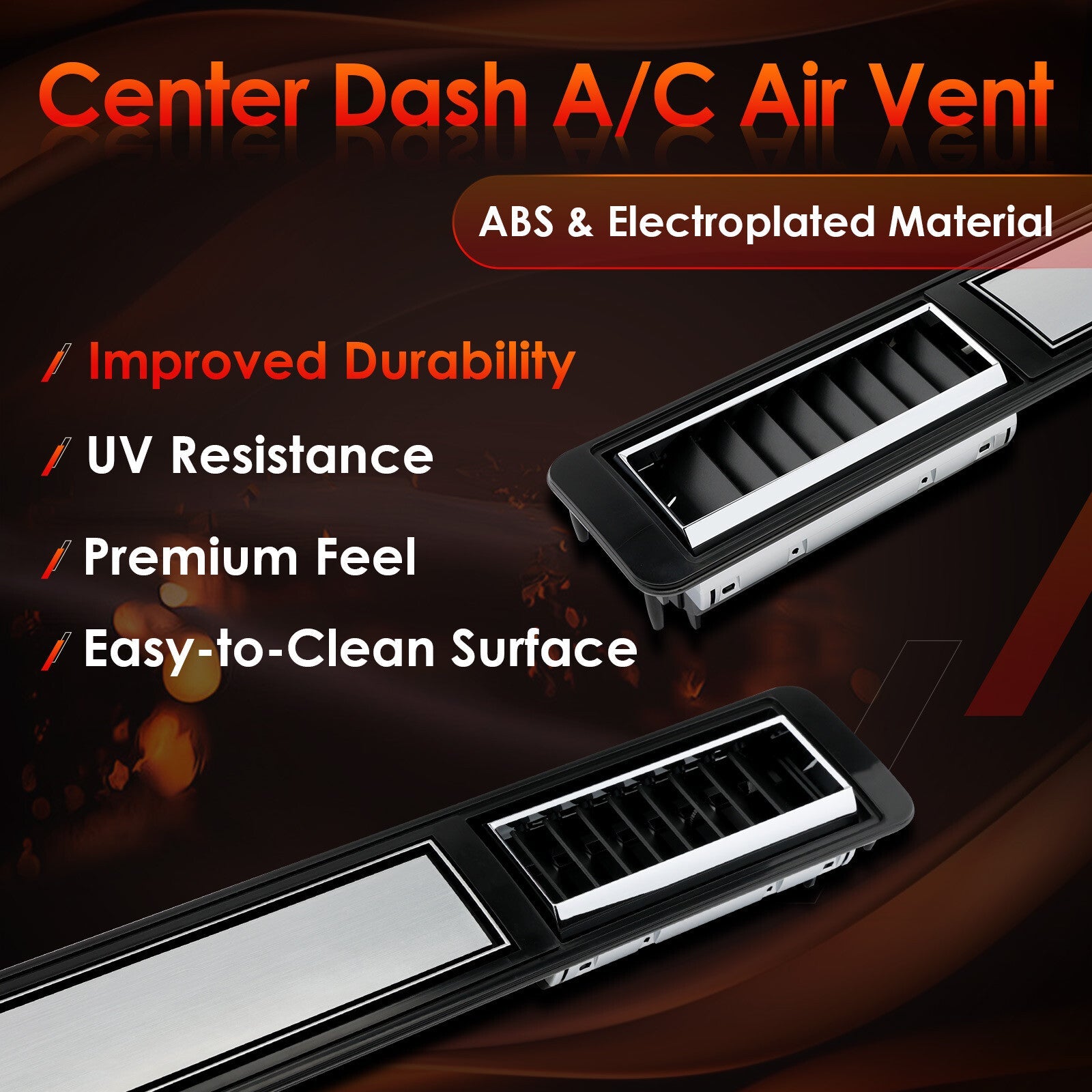 DP2560 Center Dash AC Air Vent Trim Plate For Chevy GMC Truck 1973-1980 3979751
