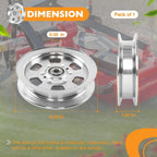 033 8050 00 Flat Idler Pulley for Bad Boy Ferris Simplicity Snapper 48 52 54 Inch