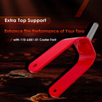 108-7851-01 Red Caster Fork for Toro TimeCutter 74360 74363 Zero Turn Mower